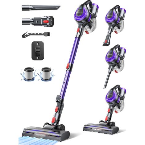 Laresar V10 Lite - Aspirateur sans fil 38000Pa à puissance d'aspiration élevée, design ergonomique et autonomie de 45 minutes, parfait pour tapis et poils d'animaux (1/5)