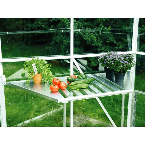 Vitavia Pflanztisch, klappbar, für Gewächshäuser "Hera 4500" und "Juno 4500", aluminium eloxiert, 114/56 x 52 cm