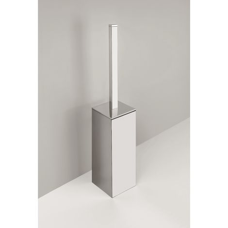 COLOMBO DESIGN Basic q porta scopino appoggio cromato codice prod: B37060CR (1/2)