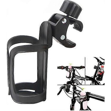 Porte-bidon de vélo rotatif à 360°, fixation guidon, porte-gobelet pour vélo enfant (1 pièce, noir (1/5)