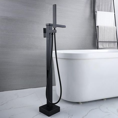 Robinet de baignoire avec pommeau de douche effet cascade (1/4)