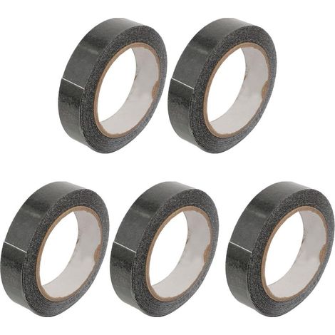 2,5 cm x 5 Mt PVC Klebstoff Sicherheit Körnung Wasserdicht Anti Rutsch Klebeband Treppen Schwarz (1/3)