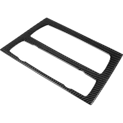 Cadre de garniture de climatisation centrale en fibre de carbone, compatible BMW X1 E84 (2011-2015), finition décorative, kit unique, intérieur élégant (1/5)