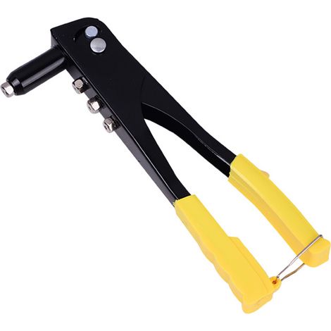 Riveteuse manuelle en acier au carbone, sans effort, à simple traction, jaune, 24 cm (9,5 po) (1/5)