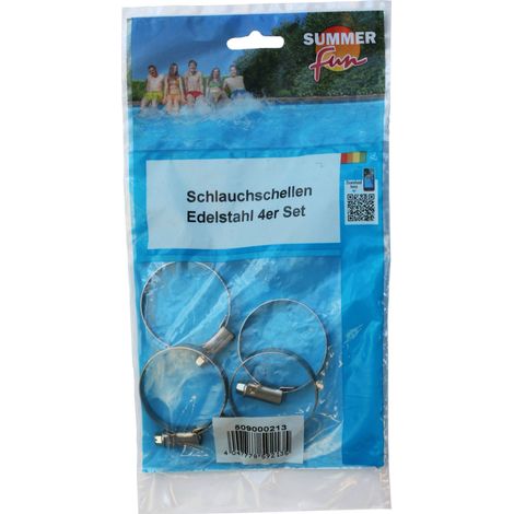 Schlauchschellen Edelstahl 4-er Set 30-45mm