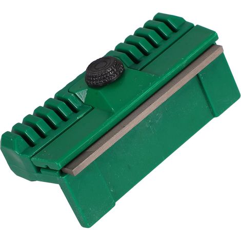 Outil d'Affûtage pour Guide-Chaîne de Tronçonneuse Lime pour Guide-Chaîne Outil de Réparation de Guide-Chaîne Compact et Portable Accessoire d'entretien Précis pour (1/4)
