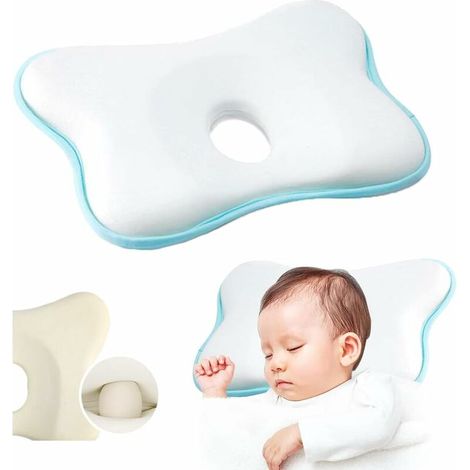 Tête Plate de Déformation de Tête D'oreiller de Bébé,Oreiller Bébé Contre la Déformation,Oreiller Bébé anti tête plate,Coussin Bébé Tête Plate,Coussin Bébé 26233cm (1/5)