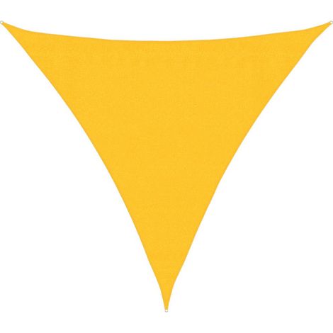Maison Exclusive - Vela Parasole 160 g/m² Gialla 3,6x3,6x3,6 m in HDPE (1/5)