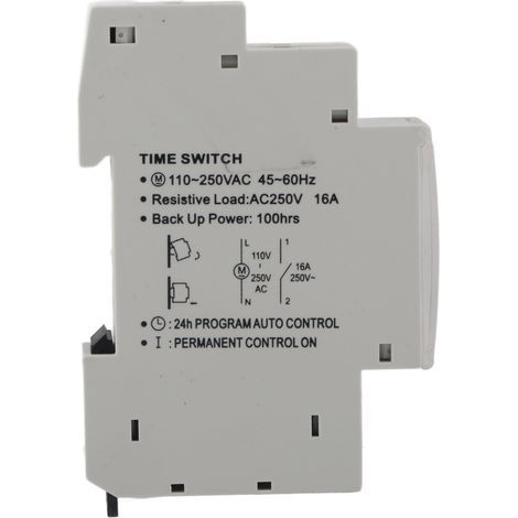SUL180 Minuterie 24 heures Minuterie automatique de haute précision avec voyant lumineux 110-250 V (1/5)