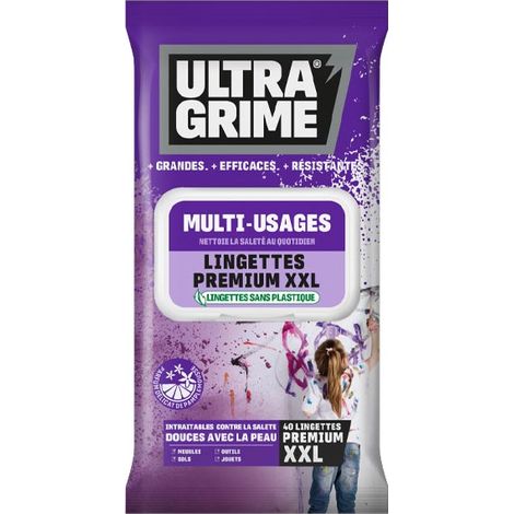 Lingettes MultiUsages Pamplemousse boite de 40 UltraGrime