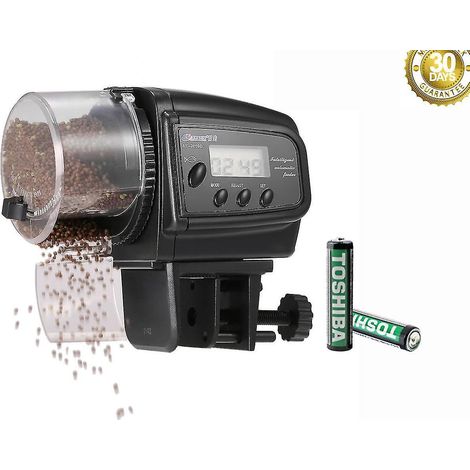 Distributeur automatique de nourriture pour poissons, distributeur numérique pour aquarium et bassin (1/5)