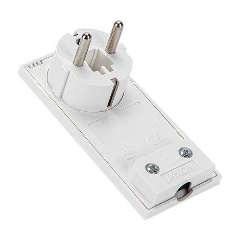 SPINA MOBILE RIBASSATA SCHUKO CLOCK FME - BIANCO 2P+T 16A- 2 pezzi