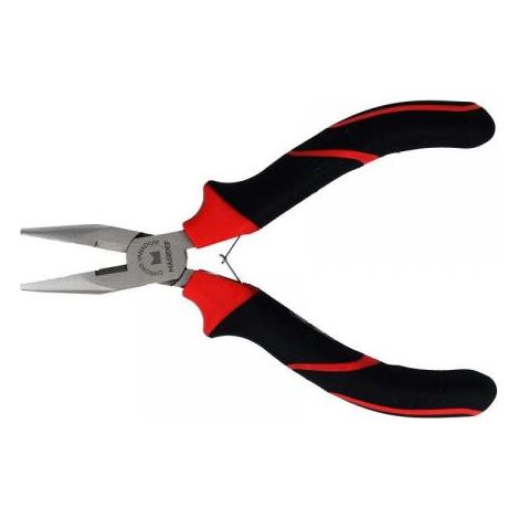 Pinza per elettronica becchi semitondi dritti