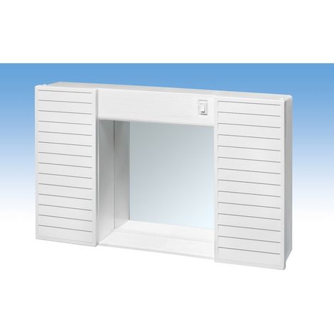 MOBILETTO DA BAGNO SIMPATY CON SPECCHIO CM. 58X12X37H (1/7)