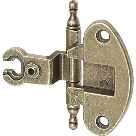 bisagra estilo emma con remate 35 oro viejo  no necesita base. se atornilla directamente.