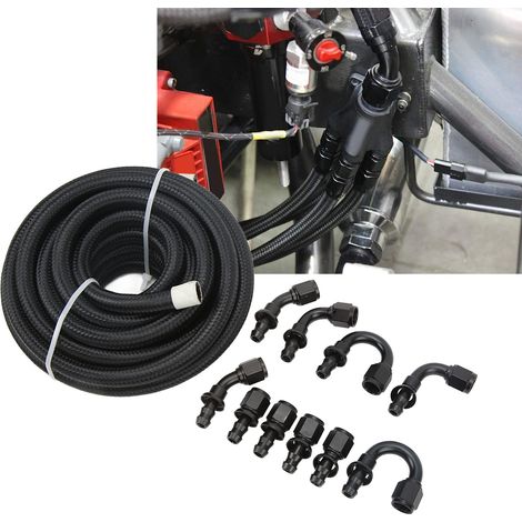 Nylon-ummantelter Kraftstoffschlauchsatz (DC-AN6-6M-K) (1/5)