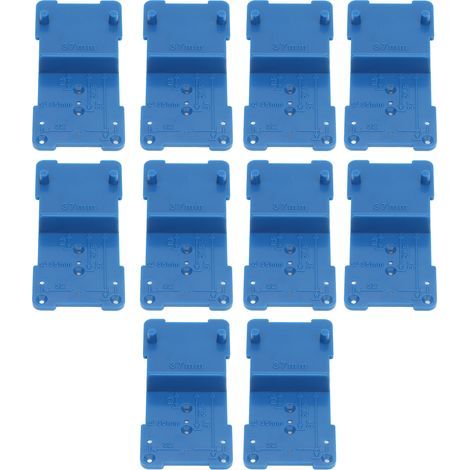 Localisateur de trous de charnière 28mm 37mm, 10 pièces, gabarit d'ouverture, Guide de portes d'armoires, outils à main de bricolage (Type étroit) (1/5)