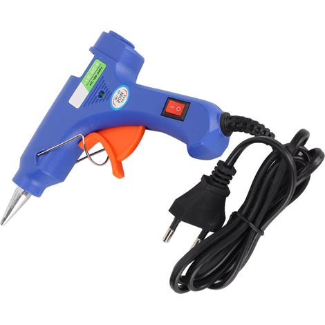Pistolet à colle thermofusible 20 W, outil de chauffage électrique universel pour le bricolage, prise 110-240 V (UE) (1/5)