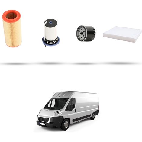 Kit tagliando 3 filtri compatibile con Fiat Ducato 2.3 JTD 109kw dal 2011 (1/5)