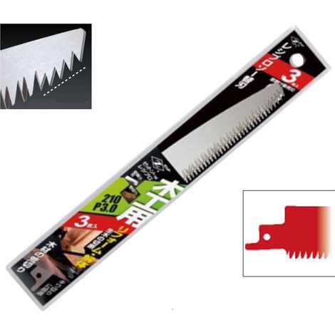 Lama Giapponese Professionale Legno Fresco e Secco 21cm per Seghetto Worx WG894E