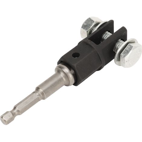 Adaptateur de cric à ciseaux 1/2 pouce : connexion ferme, robuste, fiable et stable. Adaptateur de perceuse pour clé à chocs. (1/5)