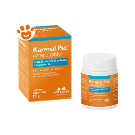 NBF Lanes Dog e Cat Karenal Pet Polvere - Confezione 50 Gr -