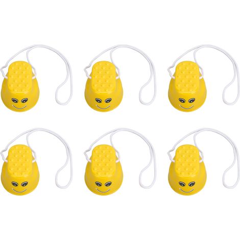 6pcs Échasses d'équilibre pour enfants - Jouet de marche extérieur jaune, entraînement de coordination et de motricité (1/5)