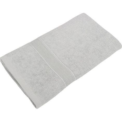 Telo bagno in spugna di cotone MALLOS 50x90 cm art. 62318 salvia grigio chiaro con un tocco di verde (1/3)