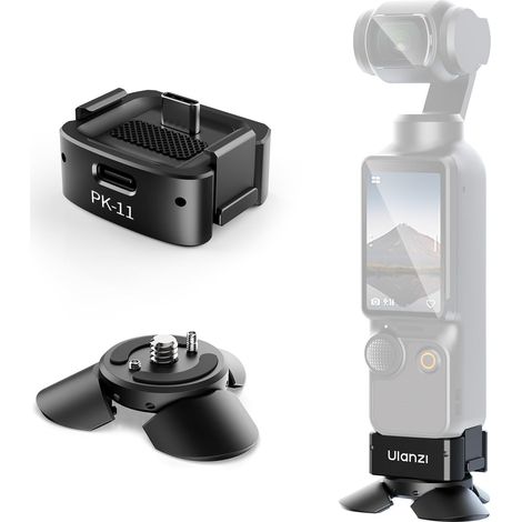 Pocket 3 Mini kit trépied pour Accessoires DJI Osmo Pocket 3, connecteur de Charge Type-C avec Trou de vis 1/4, pour DJI Osmo Pocket 3, Smartphones, caméras d'action, Gimbals (PK-08 & PK-11) (1/5)