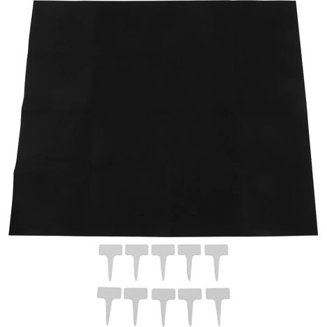 Tapis d'arrosage automatique pour plantes, tapis capillaire en feutre noir pour jardin et terrasse.