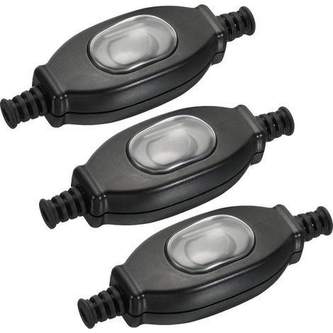 Wasserdichte Inline-Kabelschalterteile, Kippschalter für Kabellampen Ein/Aus, 3A 250V AC Geräteschalter, Lampenkabelschalter (1/5)
