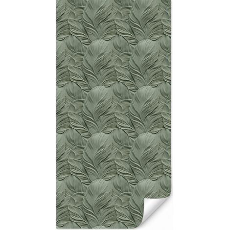 Papiel Pintado Hojas - Textura - Verde 100x200 cm (1/5)