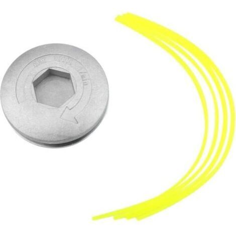 Aluminium-Fadenkopf, Universal-Trimmerkopf für 4 Fäden, Aluminium-Rasentrimmerkopf
