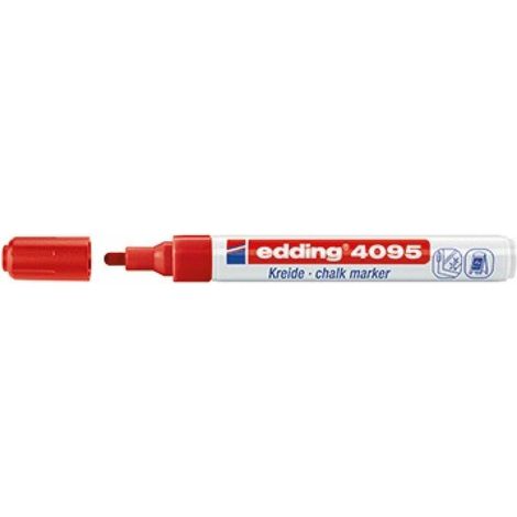 Edding Kreidemarker 4095 Glasscheibe 2-3 Rot (1/5)