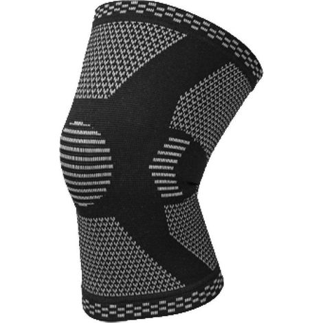 Genouillère de sport, en nylon tricoté aux ions de cuivre, adaptée au basketball, au fitness, à la corde à sauter, à la course à pied, au cyclisme en extérieur et à d'autres sports. (1/2)