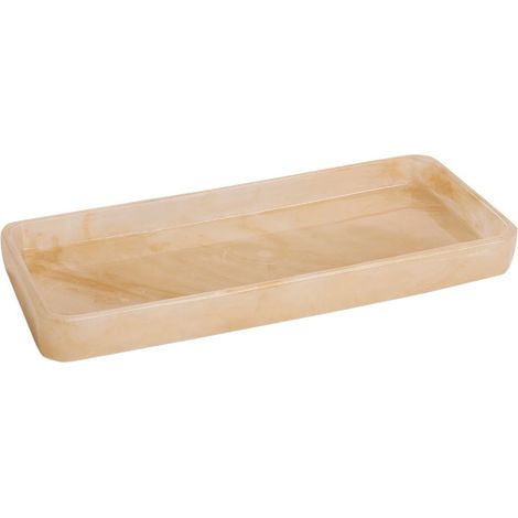 ANDREA HOUSE BA24198 Bandeja De Poliresina De Nácar Rosa - ref: BA24198 (1/2)