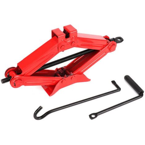 RHG Outil de support de levage de manivelle d'urgence en acier chromé pour voiture automobile ciseaux Jack 45 (1/4)