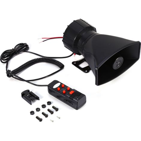 Trompe d'air 300db sonore 5 tons pour voiture camion van, sirène mégaphone avec micro PA et haut-parleur (1/5)