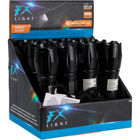 Taschenlampe fx-light fx light LED 3W zoomfähig (1/3)