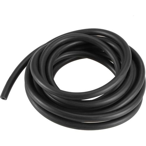 Durite Carburant Tuyau 3mm(1/8") ID x 6mm(15/64") Diamètre Exterieur 8.2ft/2.5M Essence Caoutchouc nitrile Eau Tube Conduite Moteur (1/3)
