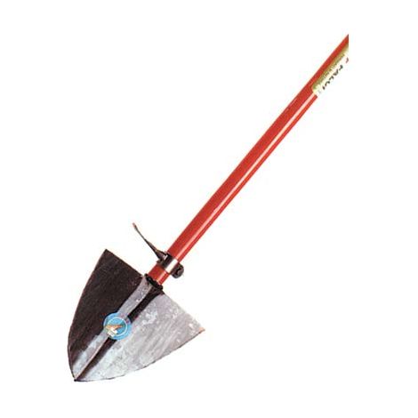 VANGA ROMA EXTRA + MANICO FALCI  ACCIAIO FORGIATO CM 22X23 H.CM 144