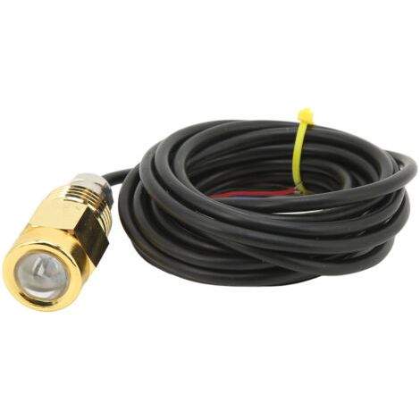 Lumière de Vidange de Piscine, Bouchon de Vidange Bateau Lumière 12V 24V IP68 Étanche Lampe de Drainage Sous-Marine à LED pour Yacht Marine (Blanc). (1/5)