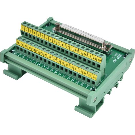 Plaque Adaptatrice Connecteur Module Terminal Board DB37-M7 Femelle 60V DC PCB Breakout (1/5)