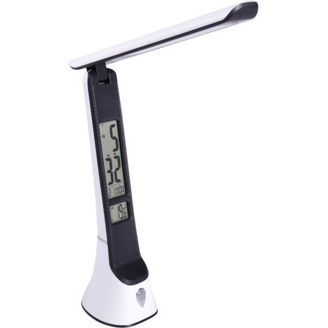 Jandei - Lampe de table avec batterie LED 5W réglable date température réglable Lampe de table (1/5)