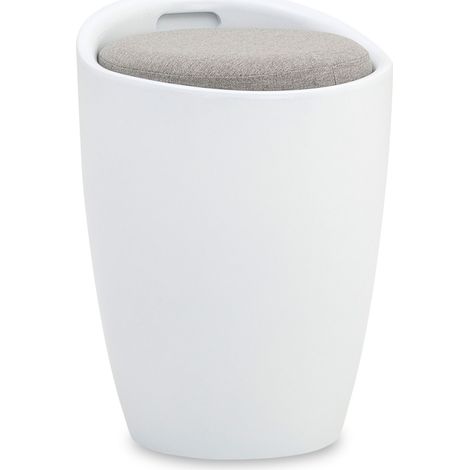 Tabouret DANIEL Blanc/Gris (1/5)