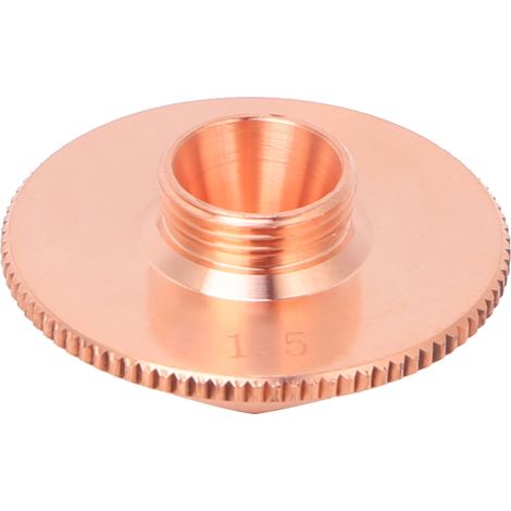 1 Stück einlagige Laserdüse aus Messing für CO2-Faserlaserschneidmaschinen 0,8/1,0/1,2/1,4/1,5 mm 1,5 mm (1/5)