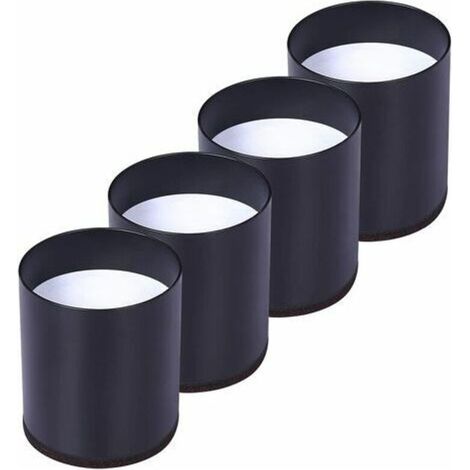 Set mit 4 Bettbeinerhöhungen aus Kohlenstoffstahl, 5 cm hoch – Tragfähigkeit 4500 kg – Für schwere Möbel – Einfache Montage mit selbstklebenden Pads