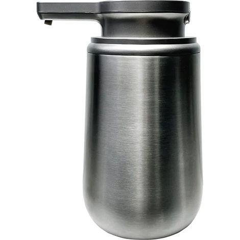 Distributeur de savon liquide entièrement automatique en acier inoxydable, à capteur et rechargeable. (1/5)