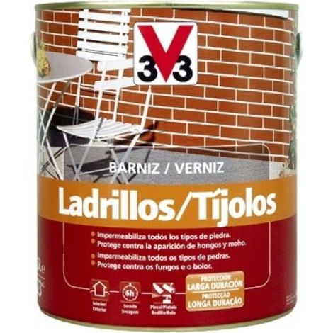 Barniz exterior ladrillo incoloro mate 2,5 l v33