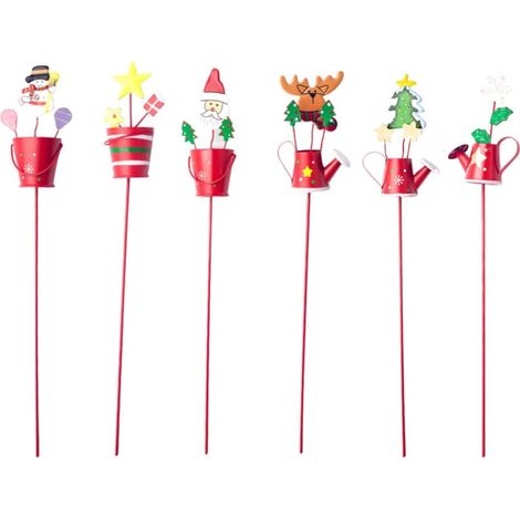 6pcs Branche de Noël en Métal en Fer pour Décoration Sapin de Noël Chic et Élégante, pour Maison et Salle D'exposition, Art et Bricolage DIY (1/5)